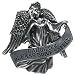 Daughter Drive Safely Visor Clip - Pewter Car Visor Holder With Protective Message