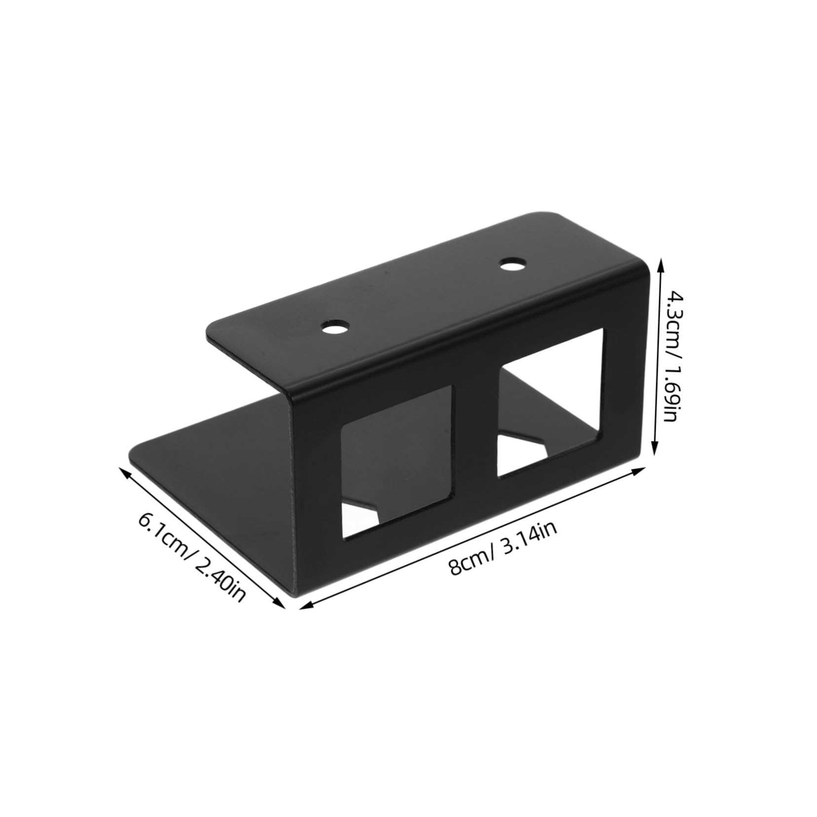 LALAFINA Under Desk Laptop Mount Stand for Laptop Reusable Tidy Workspace Easy Install