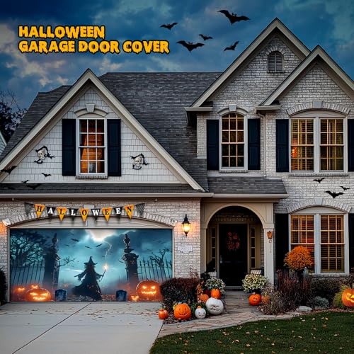 Halloween 7x16ft Garage Door Cover - image 2