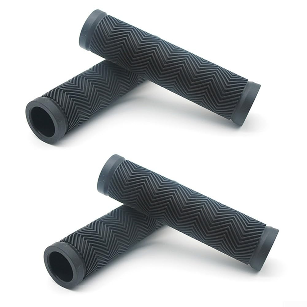 Lot de 4 poignées de rechange antidérapantes en caoutchouc pour brouette de 32 mm de diamètre intérieur Noir 132 x 32 mm