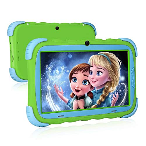 Kids Tablet,7 inch IPS HD Display,Dual Camera,Bluetooth,Parental Control,Kids-Proof,16GB WiFi Android 9.0 Tablet