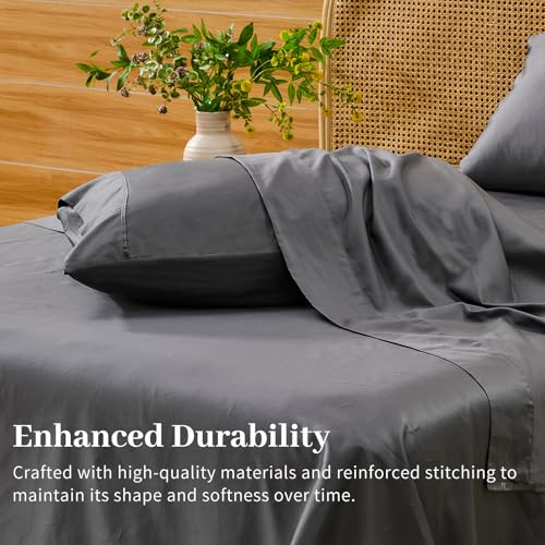 Image of Bedlifes 1000TC Egyptian Cotton King Sheets, 4Pcs 18-24 inch Extra Deep Pocket