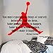 Produktbild wandaufkleber 3d schlafzimmer Wall Sticker Quote You Must Expect Great Things Of Yourself Michael Jordan Inspiration Quote Wall Sticker Motivation Decal Living Kids Room Vinyl