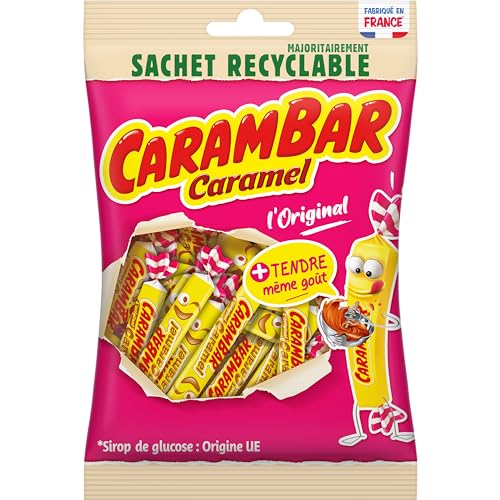 Carambar caramelo bolsa reciclada 180 g 20 CA