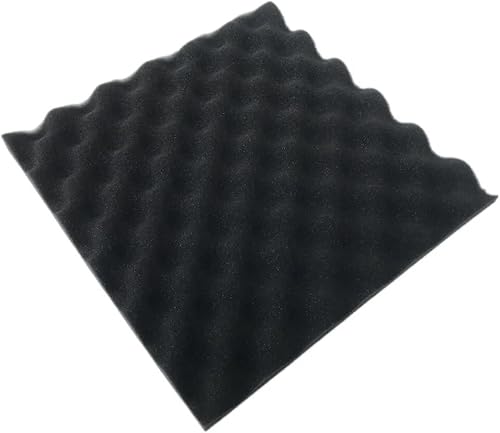 paneles de espuma Espuma Acústica De Aislamiento Acústico Para Pared Interior, Panel De Espuma Insonorizada De Algodón Y Poliéster, 6 Uds,