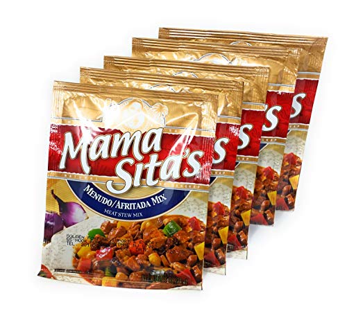 mama sita hot sauce - Mama Sita's Menudo/Afritada Meat Stew Mix, Five(5) Pack, 1.06 oz(30g)