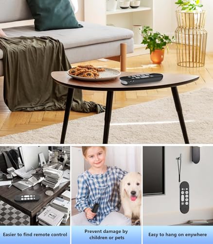 [2 em 1] Capa de silicone AGENTNANO para Google TV Streamer 4K e controle remoto, capa protetora par