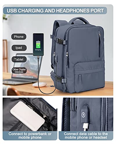 VGCUB Carry on Backpack,Large Travel Backpack for Women Men Airline Approved Gym Backpack Waterproof Business Laptop Daypack - Image 4