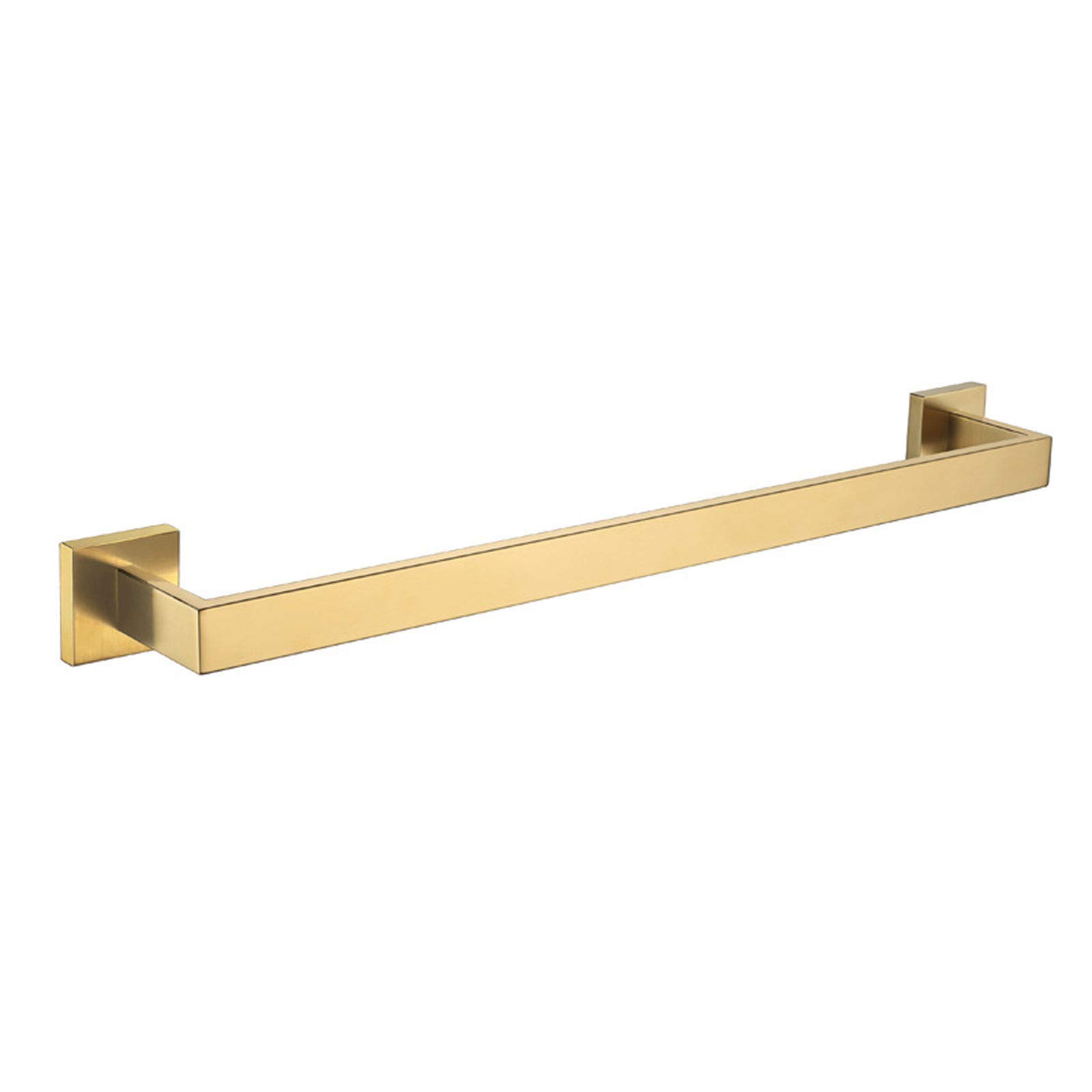 FGXHHS Golden Stainless Steel Towel Rail,Wall Mounted Kitchen Rack with Rust Proof Waterproof,Screws Mounting Holder for Toilet Bar Bathroom Hotel Restaurant,60cm,1 (1 Bar)