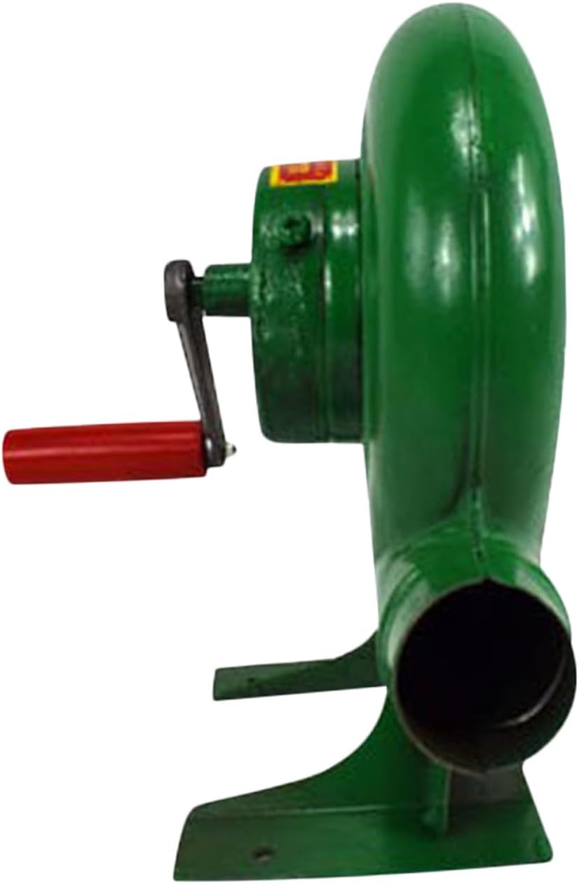 Kisangel Hand-operated Barbecue Fan Fire Blower 200w Outdoor Grill Accessory Manual Air Blower for Camping and Fireplace Fire Starting