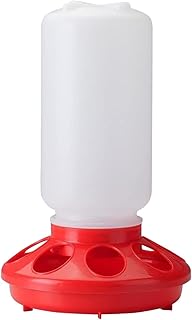 Small Chicken Feeder,No Waste Chicken Feeder Automatic - 1L Automatic Chicken Feeder, Efficient Portable Detachable Food Dispenser for Cockatiel Pigeon Chicken Quail Toctus