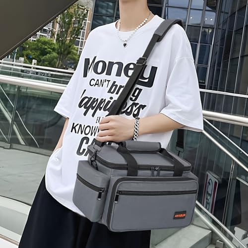 Image of AKOZLIN Cable File Bag with Dividers for Sound Instrument Accessories