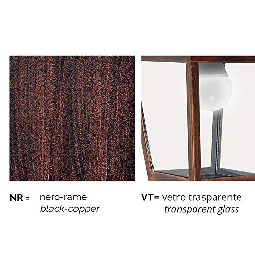 Classic garden three-lights lamppost made with aluminum, Kristel