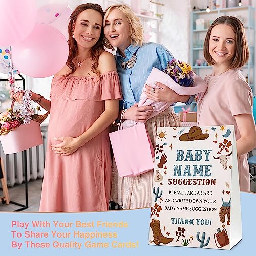 Jeu de suggestion nom bébé pour animation de fête prénatale et décoration