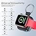 HUOTO Portable Charger for Apple Watch,Wireless Magnetic iWatch Charger 1200mAh Power Bank Travel Keychain Accessories Smart Chargers for Apple Watch Series 10/9/8/7/6/SE/5/4/3/2/1/UItra/UItra 2