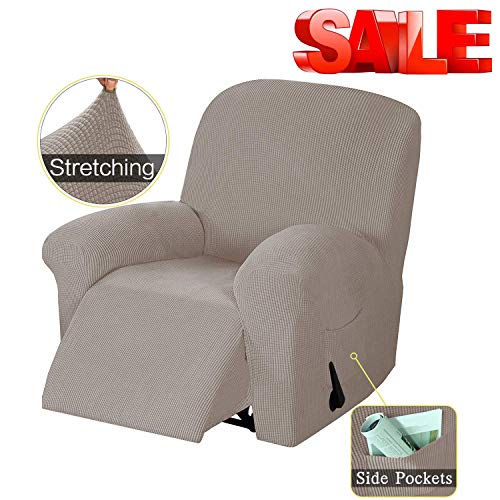 Stretch Recliner Slipcovers for Lazy Boy Chair Recliner,1-Piece Durable Soft Jacquard Sofa Furniture
