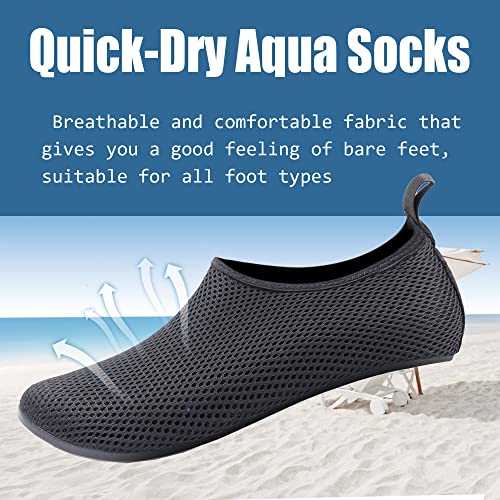Water Shoes for Women Quick-Dry Aqua Socks Men Barefoot Shoes Swim Beach Accessories Slip-On Yoga Surf Aquatic Sports2