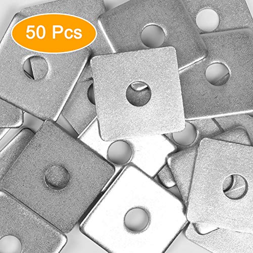 Rondelles carrées acier inoxydable 304 de haute précision dimensionnelle