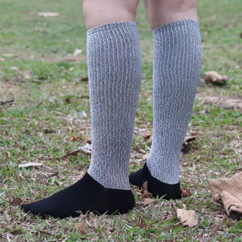 Cut Resistant Hokey Socks Youth, Level 5 Cut protection for Ice Hockey, Skate, Yard, Gardening, Industrial Work, Anti-Cut Work Socks for Construction, Glass Handling & Outdoor Use4