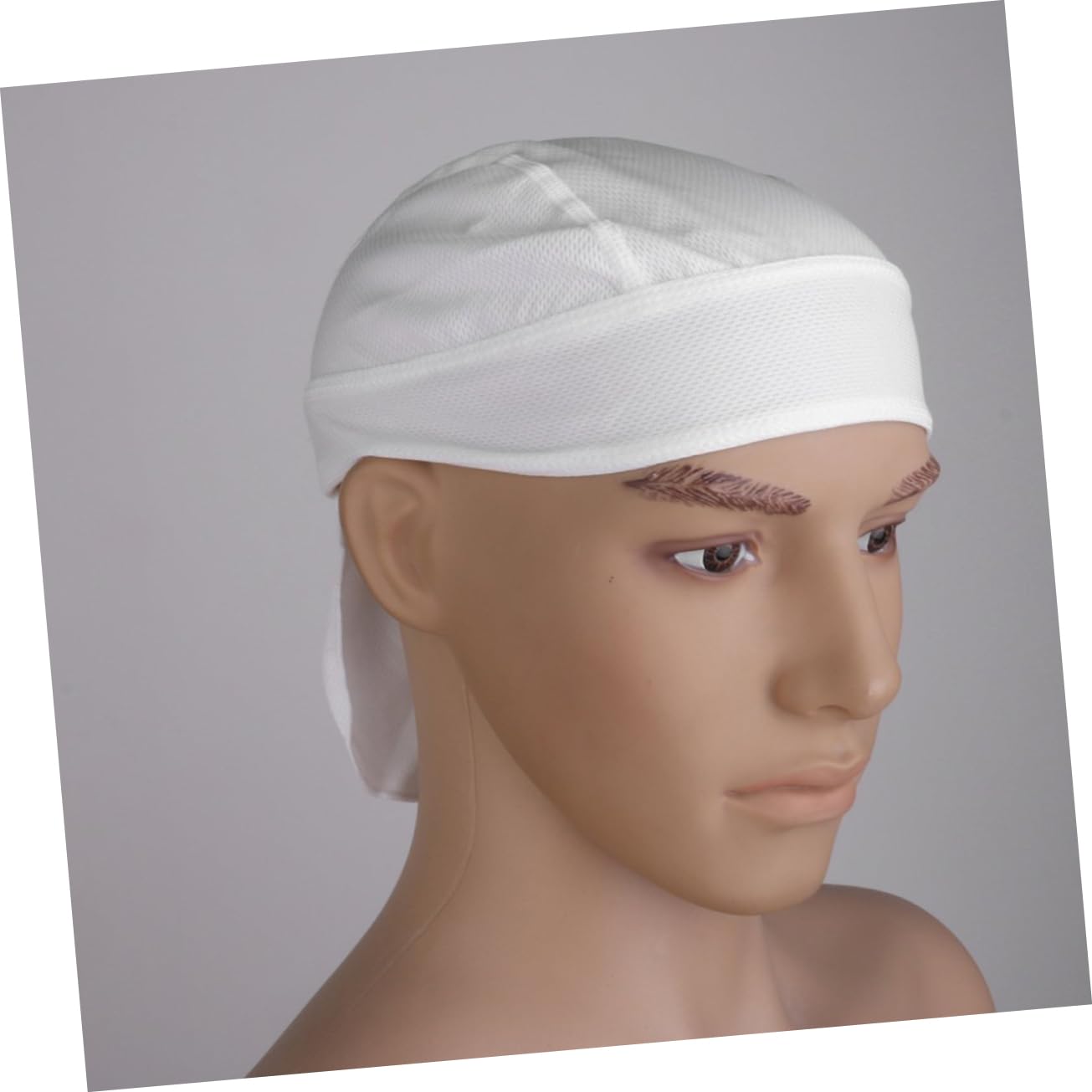 Didiseaon Unisex White Cycling Cap Quick Dry Headscarf Headband for Men and Women Breathable Material Fits for Cycling Enthusiasts