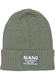 Batterien: Nein Karl Kani Unisex KA-233-006-3 KK Woven Retro Classic Beanie dusty green, one size
