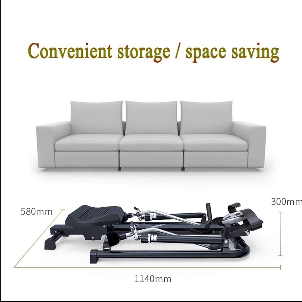 Home Rowing Machine Household Hydraulic Multi-Function Rowing Machine, Adjustable Fitness Rowing Machine, Rotation Fitness Exercise Equipment