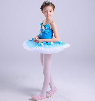 Amazon | バレエ レオタード 子供 バレエ レオタード キッズ ブルー