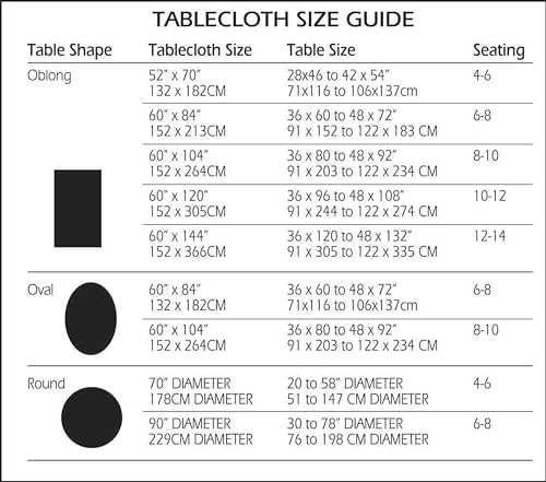 Newbridge 105932FTCXB060X084MLT Easy Care Fabric Rectangle Tablecloth thumb #8