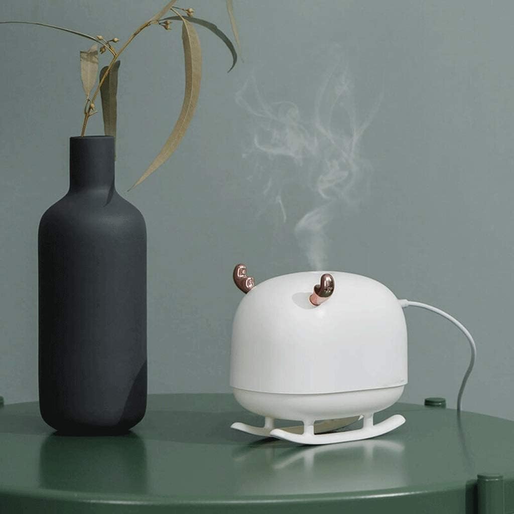 Humidifiers Portable mini USB humidifier, 260ml ultrasonic cold fog station personal air humidifier, water spray, silent, automatic shutdown, adjustable spray mode, suitable for travel and fami