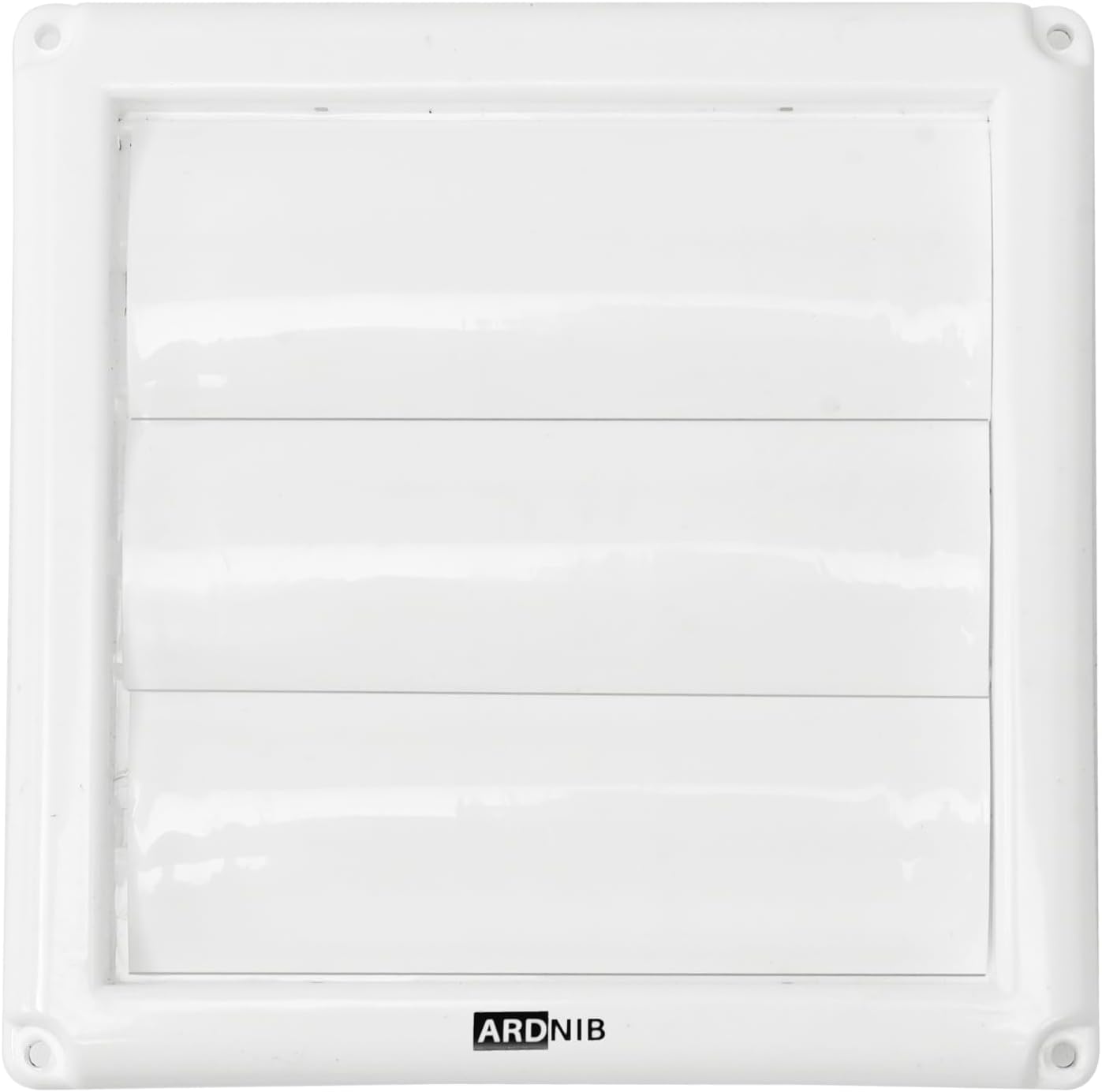 Ardnib6 Inch Square Vent Cover For Chimney Pipe outer Vent Cover/Air Vent Cover/Cowl Cover (PP LOUVER-A)