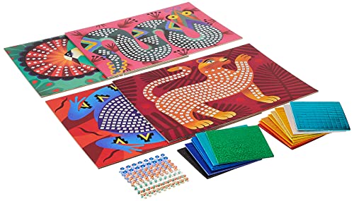 Djeco Deep In The Jungle Sticker And Jewel Mosaic Craft Kit #TOP2