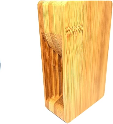 Miniatura 5 de Fanshu - Amplificador de soporte para teléfono celular, soporte para teléfono móvil de escritorio, soporte universal portátil de madera para