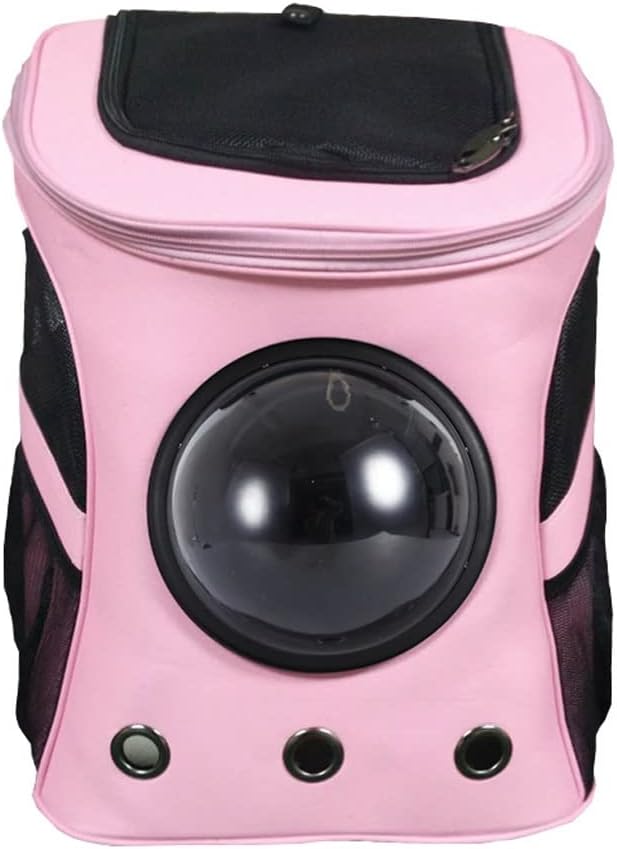 Pet Backpack Portable Breathable Window Cat Dog Bag Accessories Travel(D)