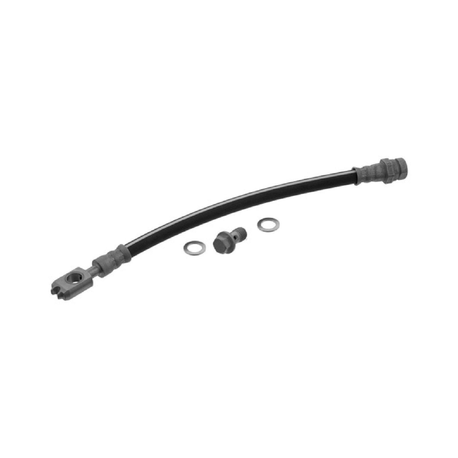 Flexible brake hose Rear Axle Left 33992 FEBI BILSTEIN for VW SEAT SKODA AUDI