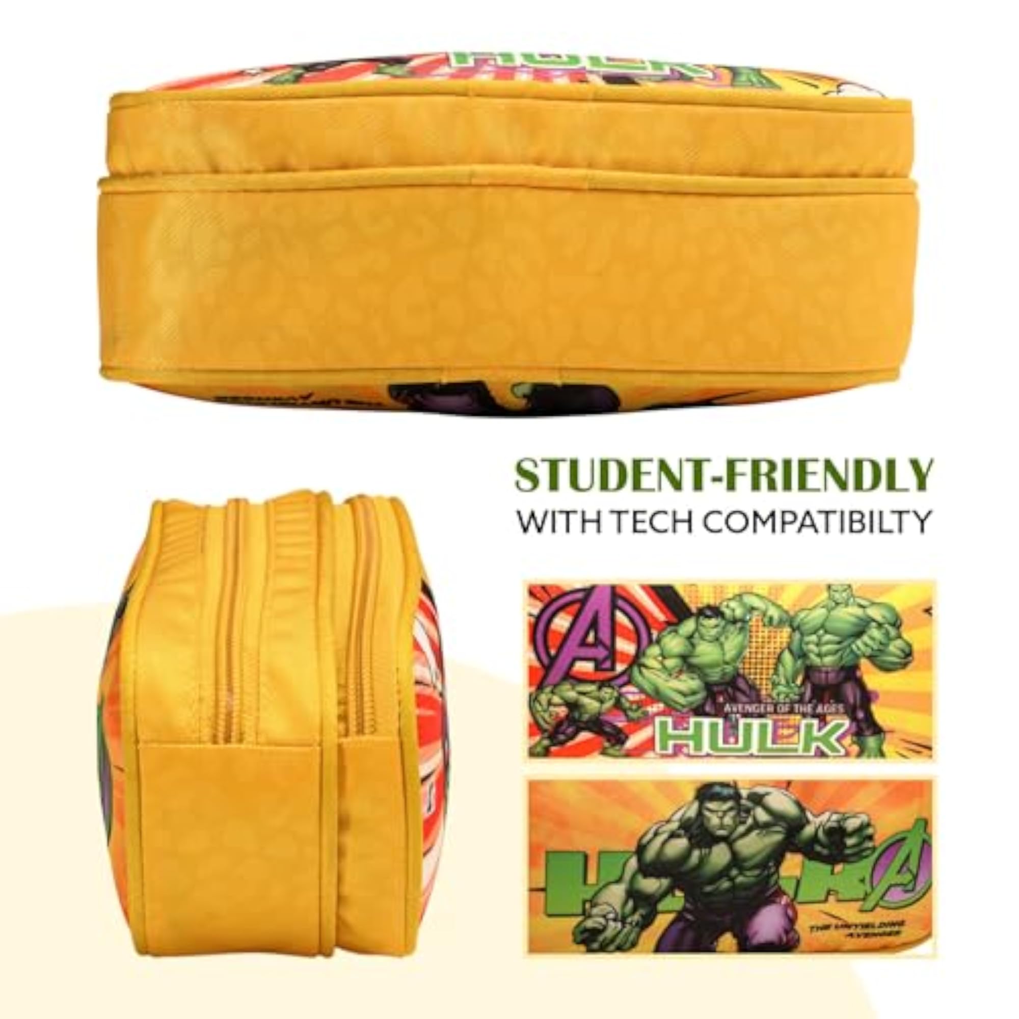 Polyester Pencil Case with Double Compartment, Lightweight Pouch for Girls