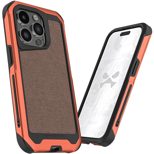Coque alu iPhone 15 Pro Ghostek Atomic luxe marron