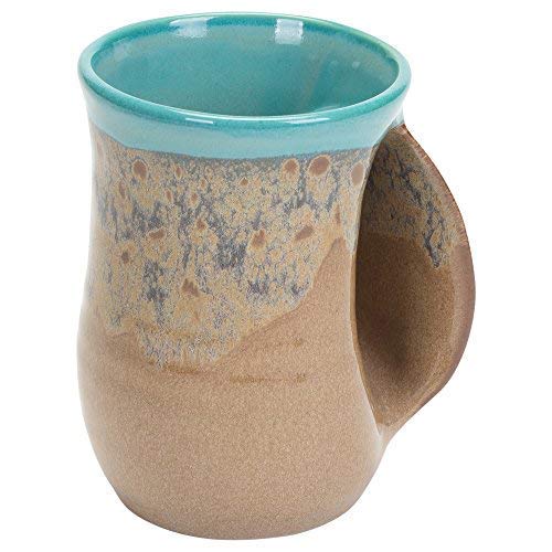 Clay in Motion Handwarmer Mug - Right Hand (Island Oasis)