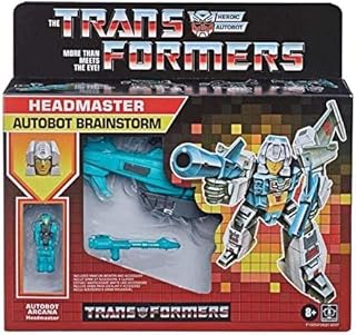 Transformers 2021 Modern Figure in Retro Packaging Autobot Headmaster Brainstorm with Arcana