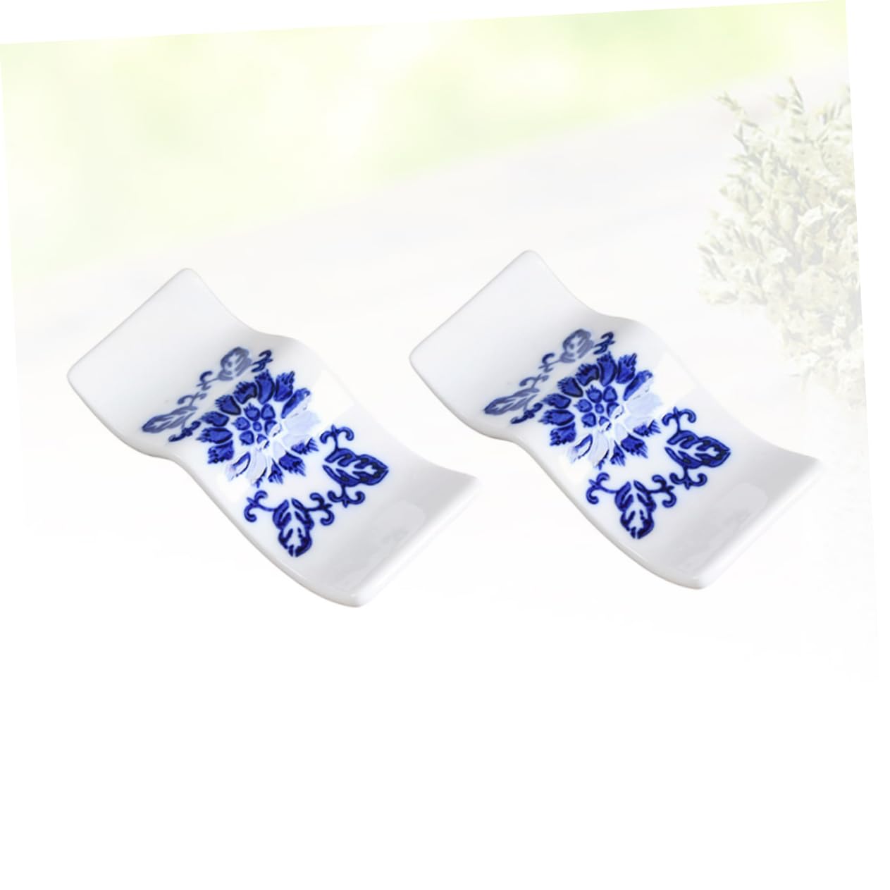 Repose-Baguettes, Supports à Baguettes en céramique Multicolores, pour Table de Restaurant ou de Mariage, Lot de 8, 8 x 3,5 x 1 cm