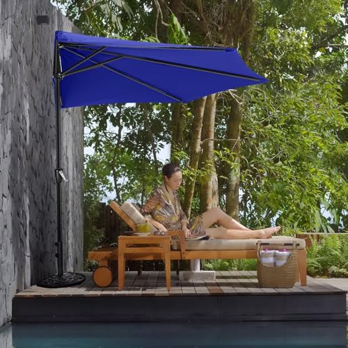 ABCCANOPY Patio Umbrella 11FT - Outdoor Half Umbrellas for Patio,