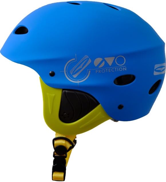 Gul Evo Kids Youth Junior Watersports Watersports Helmet for Kayaking Kitesurf Windsurf and Dinghy - Blue Fluro Yellow