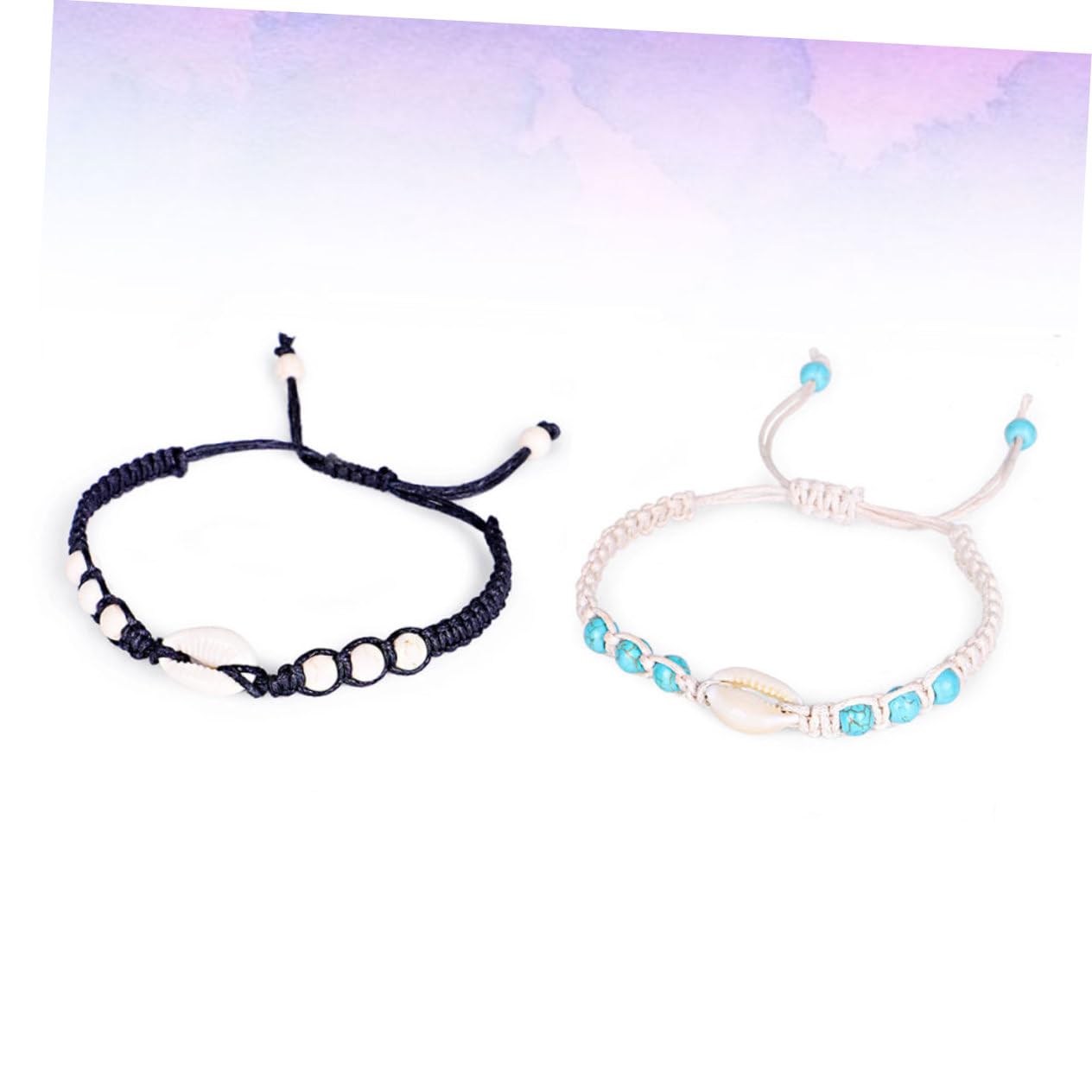 Braceletas Hechas a Mano Pulseras de Concha Tejida en Joyas de para Mujeres Resistentes y Elegantes