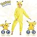 Pokèmon Pikachu Pijama Entero para Niños Niñas De Una Pieza, Cosplay, Pijama...