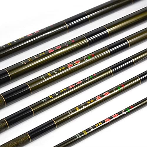 Canne A Peche Au Coup 2. 7M-7.2M Forte canne à pêche portable de fibre de verre haute qualité Tige de pêche de la carpe télescopique de haute qualité pour la pêche de la carpe Cannes à PêChe à Main