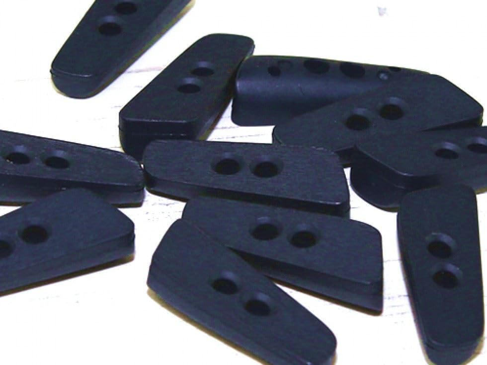 Dill Plastic Toggle Buttons Navy Blue (Value Pack) - per Pack of 12