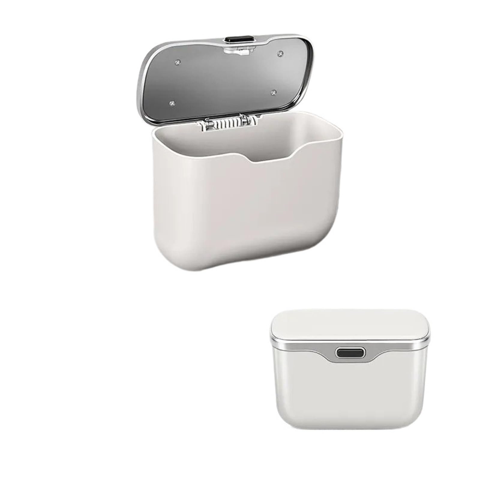 BHGMGEBLV Car Bin For BYD Denza EV D9 DM-i N7 N8 N9 Z9 Z9GT Car Trash Can Door Hanging Storage Box Backrest Garbage Bin Organizer Cars Trash Can(1pc white)