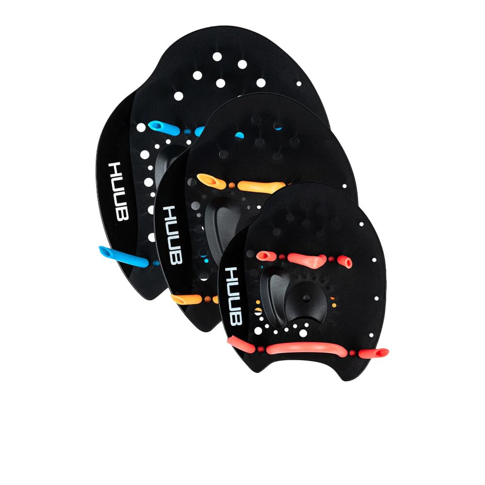 Huub Swim Hand Paddles - Black - Lightweight - Durable and lightweight construction
