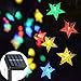 Produktbild Solar-Lichterkette für den Garten, 6 m, 50 LEDs, für den Außenbereich, solarbetrieben, wasserdicht, 8 Modi, dekoratives Licht für Garten, Terrasse, Hof, Zuhause, Hochzeit, Party mehrfarbig