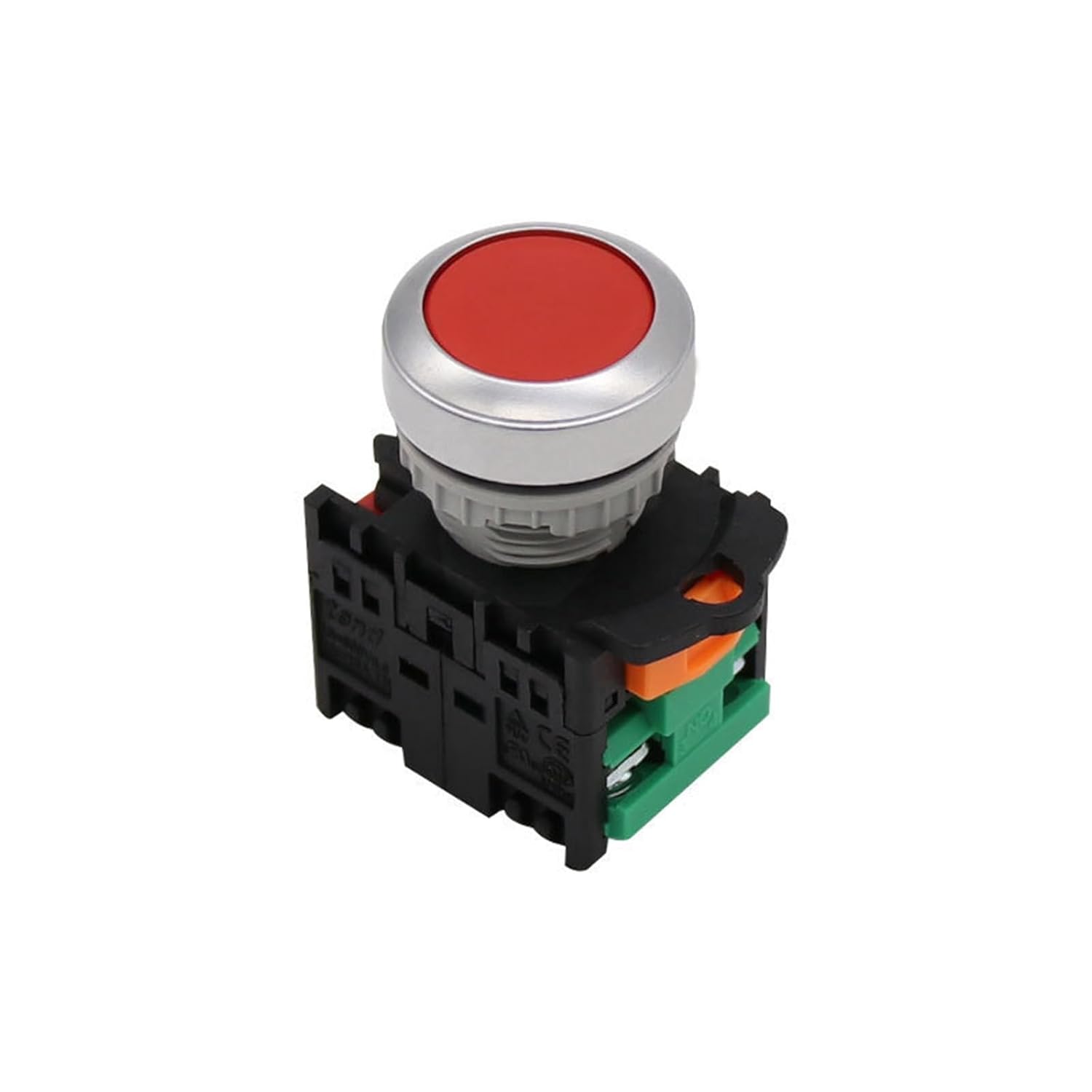 TN2BF-11 Flat Button Self Reset Switch, One On Off 22mm 1Pcs(TN2BF-11 绿)