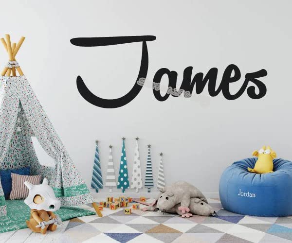 GADGETS WRAP Wall Decal Vinyl Sticker for Home Office Room Decoration Personalized Custom Name Wall Sticker